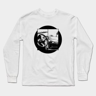 NISSAN SILVIA S14 KOUKI Black 'N White 5 Long Sleeve T-Shirt
